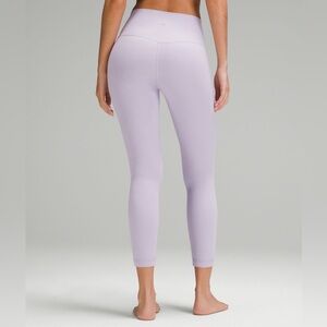 Lululemon Align Lavender Dew High Rise Crop 21” size 6